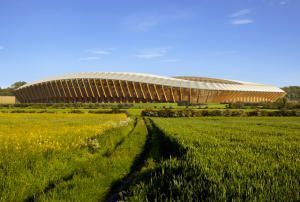 Дерев'яний стадіон від Zaha Hadid Architects