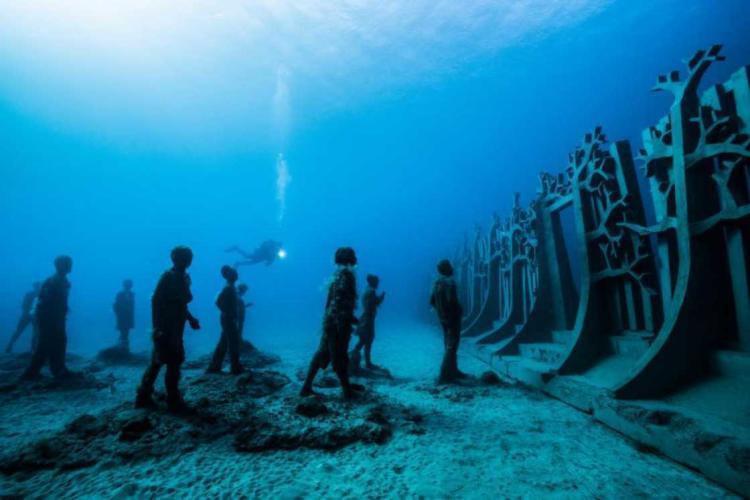 Museo Atlantico: первый европейский музей скульптуры на дне океана