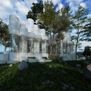 The Cylinder House: цилиндрическая резиденция в пригороде Лиона
