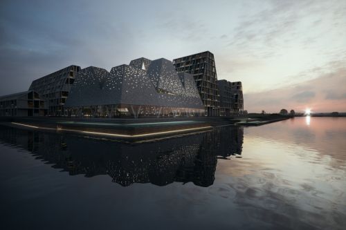 Новый культурный центр на набережной Копенгагена от Kengo Kuma & Associates