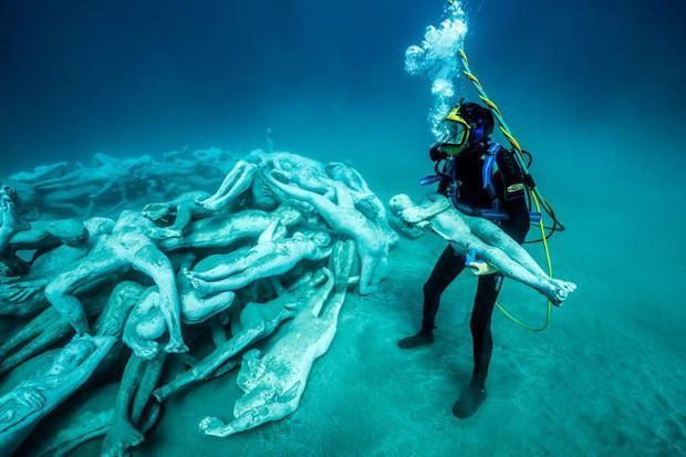 Museo Atlantico: первый европейский музей скульптуры на дне океана