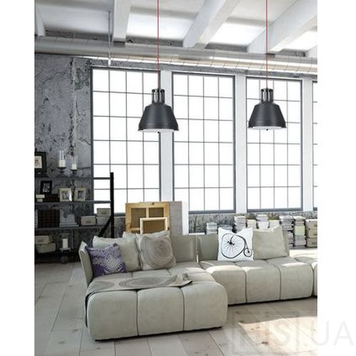 Подвесной светильник N-INDUSTRIAL I zwis M - фото 4 | Чёрный Подвесной светильник N-INDUSTRIAL I zwis M - фото 4 | Чёрный | Интернет-магазин дизайнерской и современной мебели для дома, кафе, баров и ресторанов - His.ua
