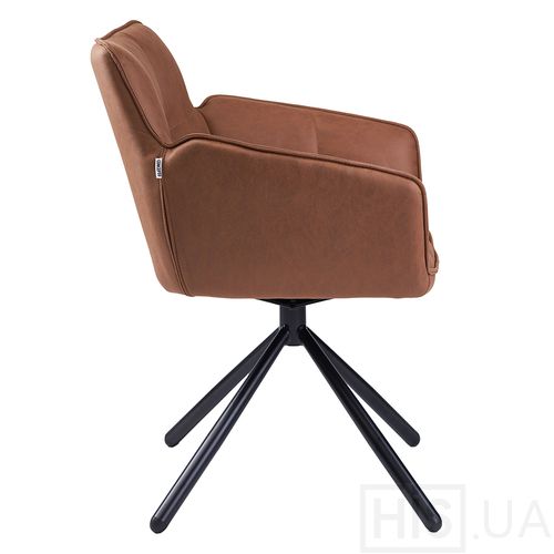 Кресло поворотное Wang коричневый - фото 2