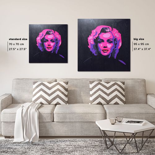 Картина MARILYN MONROE - 3D картина з дерева - фото 5 | Чорний Картина MARILYN MONROE - 3D картина з дерева - фото 5 | Чорний | Інтернет-магазин дизайнерскої та сучасної меблі для дому, кафе, барів та ресторанів - His.ua