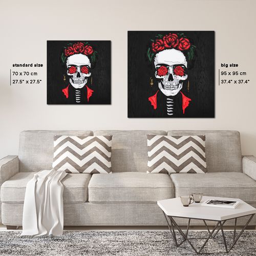Картина FRIDA KAHLO - 3D картина из дерева - фото 6 | Чёрный Картина FRIDA KAHLO - 3D картина из дерева - фото 6 | Чёрный | Интернет-магазин дизайнерской и современной мебели для дома, кафе, баров и ресторанов - His.ua