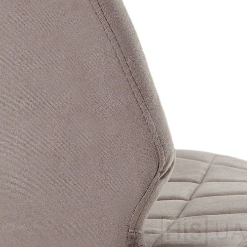 Полубарный стул Diamond текстиль (теплый серый) - фото 5