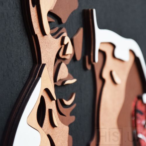 Картина MUHAMMAD ALI - 3D картина из дерева - фото 3 | Чёрный Картина MUHAMMAD ALI - 3D картина из дерева - фото 3 | Чёрный | Интернет-магазин дизайнерской и современной мебели для дома, кафе, баров и ресторанов - His.ua