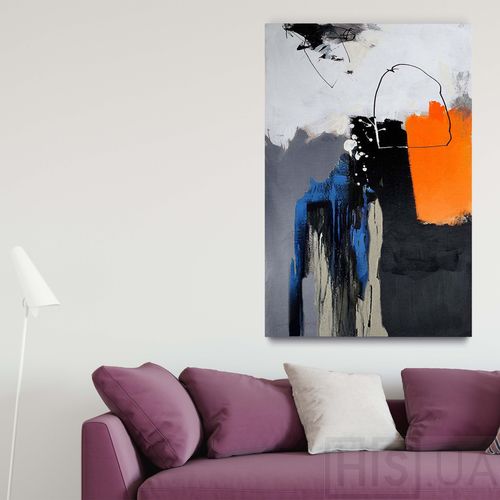 Картина ORANGE ACCENT - фото 2 | Білий Картина ORANGE ACCENT - фото 2 | Білий | Інтернет-магазин дизайнерскої та сучасної меблі для дому, кафе, барів та ресторанів - His.ua