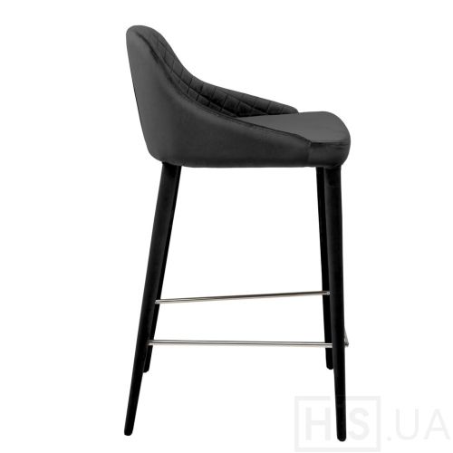 Напівбарний стілець Elizabeth (чорний) - фото 2