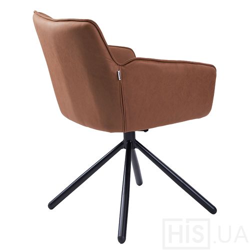 Кресло поворотное Wang коричневый - фото 3