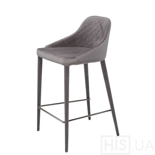 Полубарный стул Elizabeth (серый)