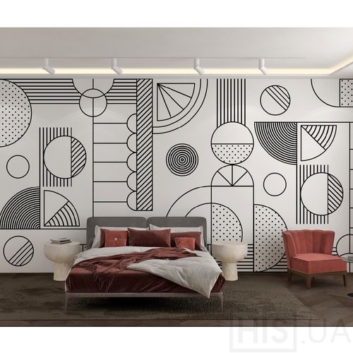 Обои Creative Geometry Pattern 2 | Черный+белый Обои Creative Geometry Pattern 2 | Черный+белый | Интернет-магазин дизайнерской и современной мебели для дома, кафе, баров и ресторанов - His.ua