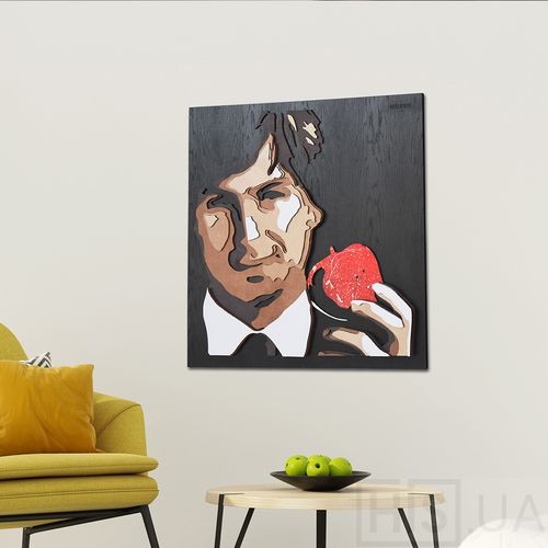Картина STEVE JOBS: BEGINNING - 3D картина з дерева - фото 7 | Чорний Картина STEVE JOBS: BEGINNING - 3D картина з дерева - фото 7 | Чорний | Інтернет-магазин дизайнерскої та сучасної меблі для дому, кафе, барів та ресторанів - His.ua