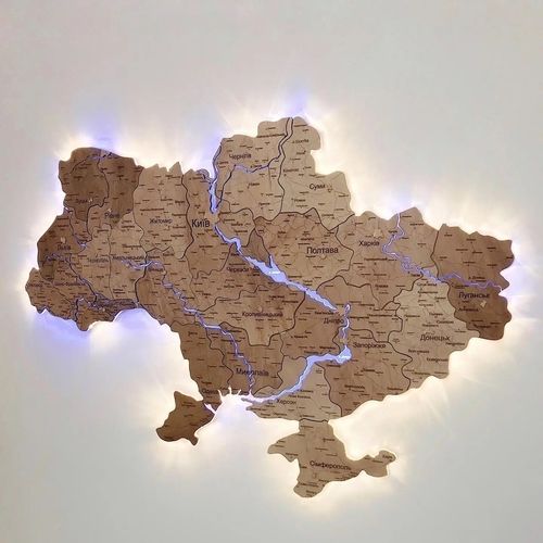 Карта Украины S 100х70 см