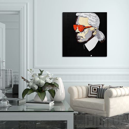 Картина KARL OTTO LAGERFELD - 3D картина з дерева - фото 5 | Чорний Картина KARL OTTO LAGERFELD - 3D картина з дерева - фото 5 | Чорний | Інтернет-магазин дизайнерскої та сучасної меблі для дому, кафе, барів та ресторанів - His.ua