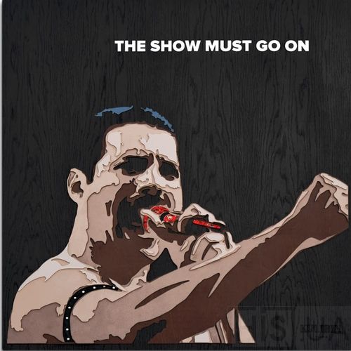 Картина FREDDIE MERCURY - 3D картина з дерева - фото 2 | Чорний Картина FREDDIE MERCURY - 3D картина з дерева - фото 2 | Чорний | Інтернет-магазин дизайнерскої та сучасної меблі для дому, кафе, барів та ресторанів - His.ua
