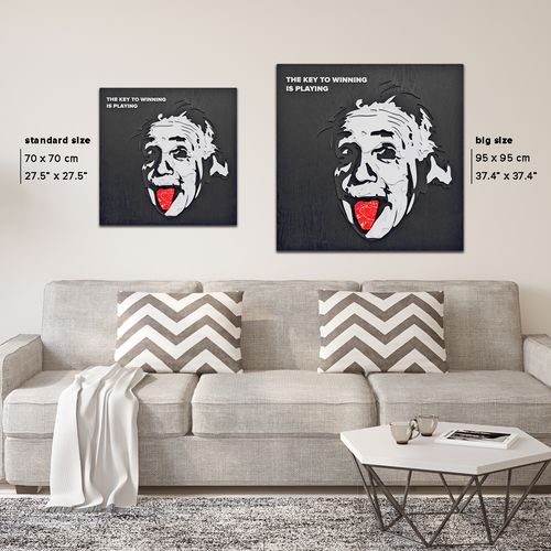 Картина ALBERT EINSTEIN - 3D картина з дерева - фото 6 | Чорний Картина ALBERT EINSTEIN - 3D картина з дерева - фото 6 | Чорний | Інтернет-магазин дизайнерскої та сучасної меблі для дому, кафе, барів та ресторанів - His.ua