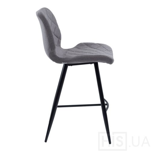 Напівбарний стілець Diamond текстиль (сірий) - фото 3