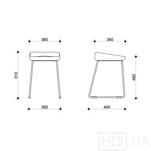 Стул WAVE LTR STOOL - фото 5 Стул WAVE LTR STOOL - фото 5