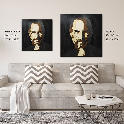 Картина STEVE JOBS - 3D картина из дерева - фото 6 | Чёрный Картина STEVE JOBS - 3D картина из дерева - фото 6 | Чёрный | Интернет-магазин дизайнерской и современной мебели для дома, кафе, баров и ресторанов - His.ua