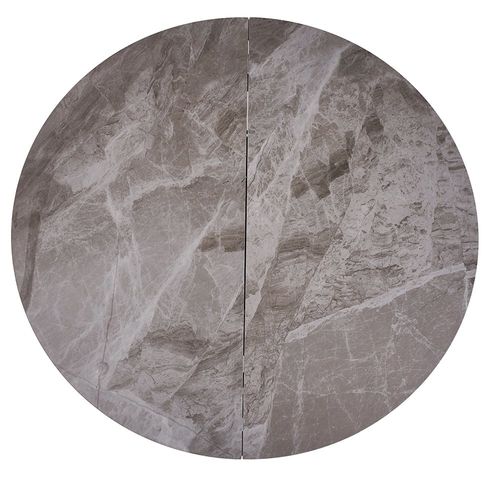 Стіл розкладний Moon Grey Marble сірий 110-140 см - фото 2