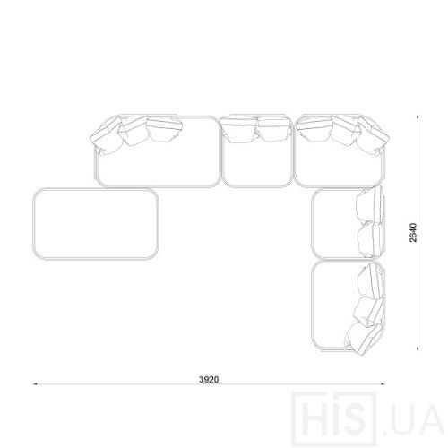 Модульный диван MINIMA 03 - фото 2 | Цвет под заказ Модульный диван MINIMA 03 - фото 2 | Цвет под заказ | Интернет-магазин дизайнерской и современной мебели для дома, кафе, баров и ресторанов - His.ua