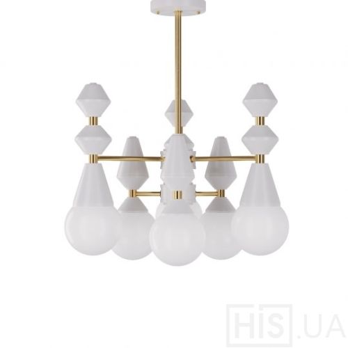 Люстра Dome chandelier 5112 - фото 2 | Белый Люстра Dome chandelier 5112 - фото 2 | Белый | Интернет-магазин дизайнерской и современной мебели для дома, кафе, баров и ресторанов - His.ua