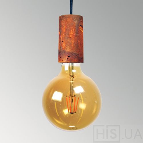 Подвесной светильник Цилиндр медь - фото 2
