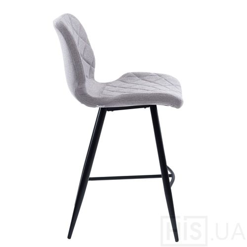 Напівбарний стілець Diamond текстиль (світло сірий) - фото 3