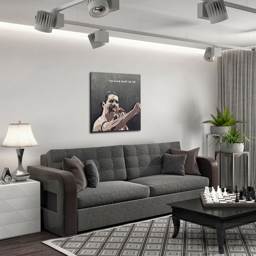 Картина FREDDIE MERCURY - 3D картина з дерева - фото 5 | Чорний Картина FREDDIE MERCURY - 3D картина з дерева - фото 5 | Чорний | Інтернет-магазин дизайнерскої та сучасної меблі для дому, кафе, барів та ресторанів - His.ua