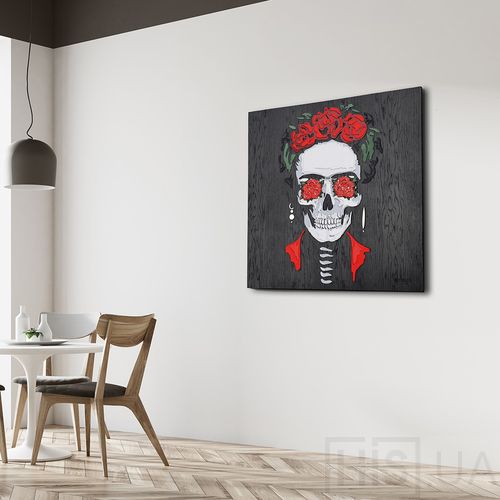 Картина FRIDA KAHLO - 3D картина из дерева - фото 4 | Чёрный Картина FRIDA KAHLO - 3D картина из дерева - фото 4 | Чёрный | Интернет-магазин дизайнерской и современной мебели для дома, кафе, баров и ресторанов - His.ua