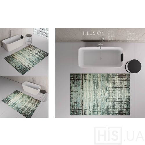 Ковер Illusion - фото 2 | Зелёный Ковер Illusion - фото 2 | Зелёный | Интернет-магазин дизайнерской и современной мебели для дома, кафе, баров и ресторанов - His.ua