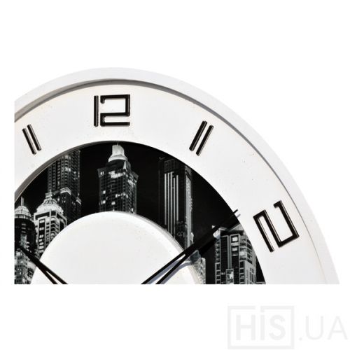 Бетонний годинник LORI white - фото 4