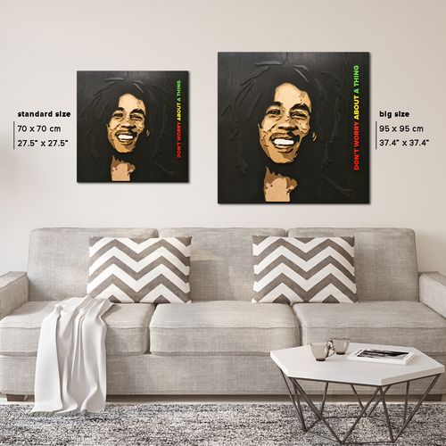 Картина BOB MARLEY- 3D картина з дерева - фото 5 | Чорний Картина BOB MARLEY- 3D картина з дерева - фото 5 | Чорний | Інтернет-магазин дизайнерскої та сучасної меблі для дому, кафе, барів та ресторанів - His.ua