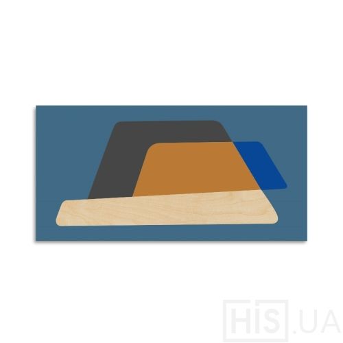 Декор Wood carpet 26 | Синій Декор Wood carpet 26 | Синій | Інтернет-магазин дизайнерскої та сучасної меблі для дому, кафе, барів та ресторанів - His.ua