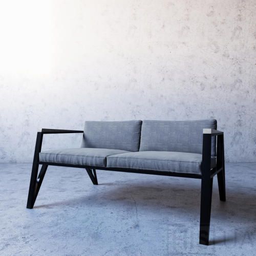 Stork Sofa | Чёрный Stork Sofa | Чёрный | Интернет-магазин дизайнерской и современной мебели для дома, кафе, баров и ресторанов - His.ua