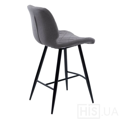 Напівбарний стілець Diamond текстиль (сірий) - фото 2